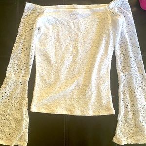 White lace top